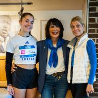 President Mantella posing with family for a picture.